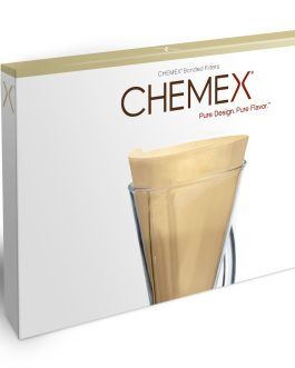 Chemex l Boîte de 100 filtres bruns pour cafetière 1 à 3 tasses
